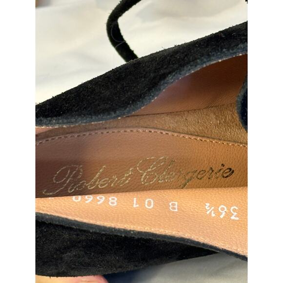 Robert Clergerie Shoes | 
Nancy Wedge Chukka Black Suede       36.5 - Picture 3 of 12